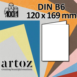 ARTOZ Serie 1001 Faltkarten B6, 120 x 169 mm 220 gr., mit...