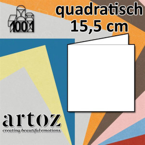 ARTOZ Serie 1001 Faltkarten quadratisch 155 x 155 mm 220...