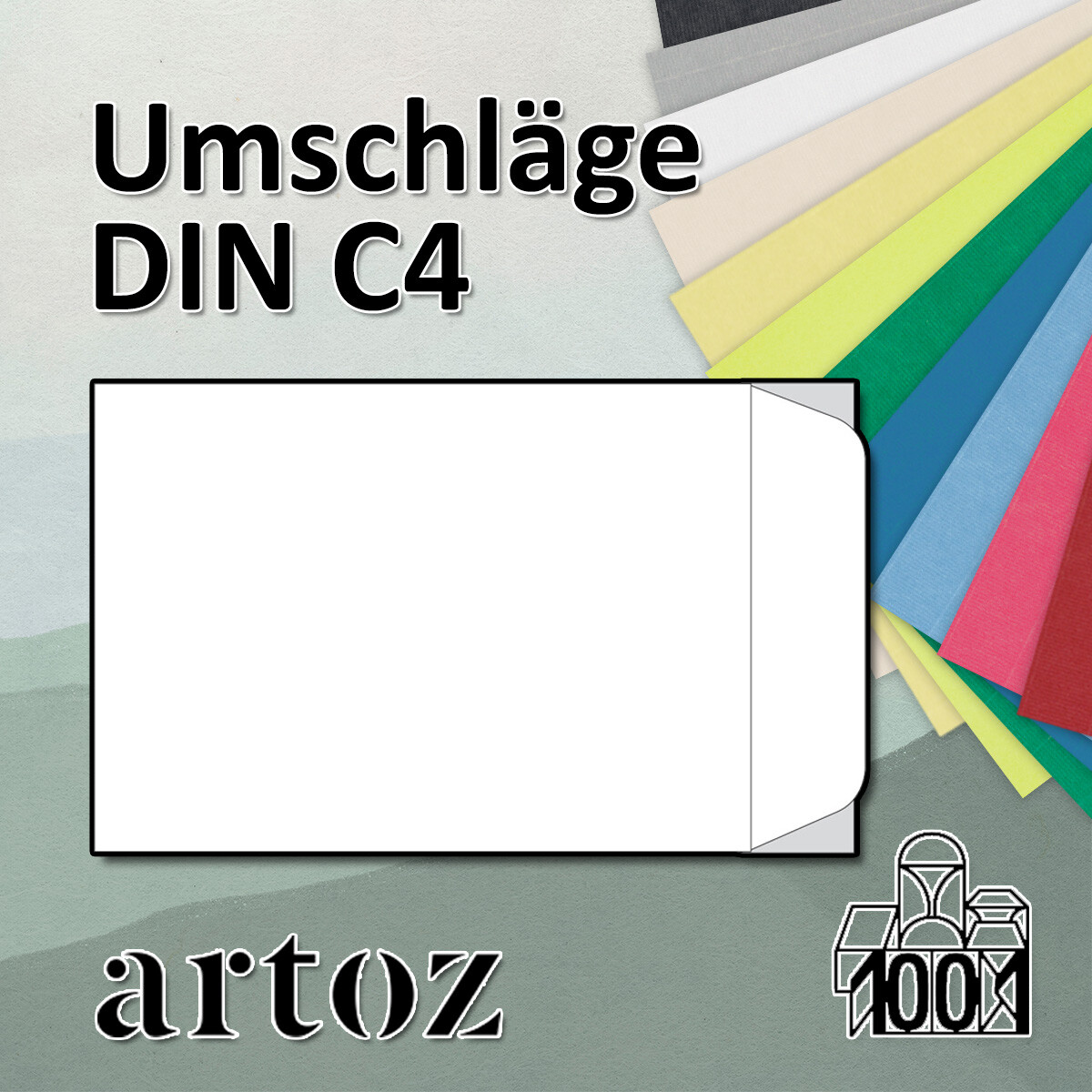 Artoz Din C4 Umschlage Mit Haftklebung Ungefuttert 324 X 229 Mm Bri 12 35