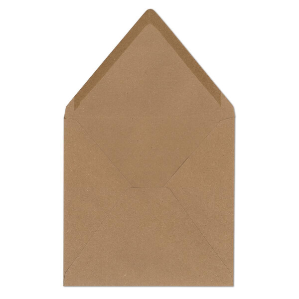 GUSTAV NEUSER Quadratische Briefumschläge 16x16 Cm – Creme, 120 G/m², 100 Stück Mit Nassklebung