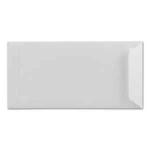 Briefumschläge DIN Lang - 25 Stück - Weiß mit seitlicher Verschlusslasche - Haftklebung - 220 x 110 mm - 100 g/m² - moderne Umschläge für Einladungen, Promotions, Giveaways