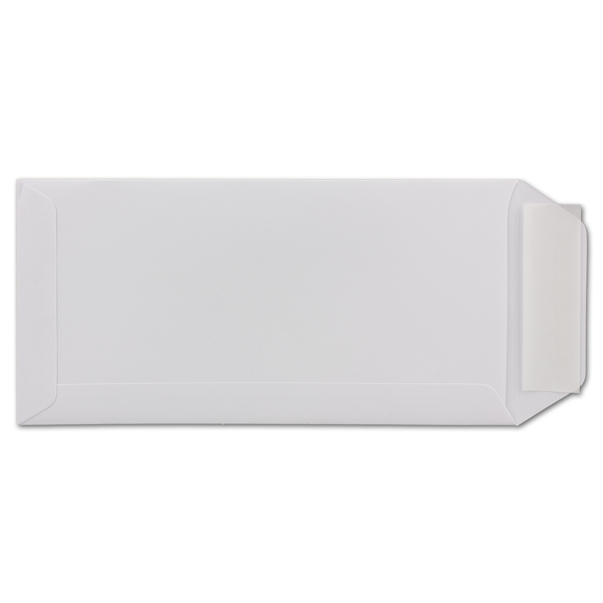 100 Briefumschläge DIN Lang Weiß – 11 X 22 Cm, 120 G/m² Papier, Mit Haftstreifen, Made In Germany