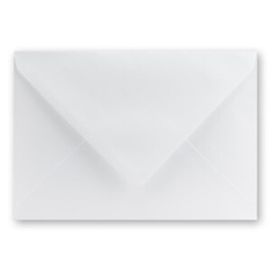 250x Brief-Umschläge C5 - Weiß - gefüttert mit naturweißem Seidenpapier - 100 g/m² - 22,7 x 16,0 cm - Nassklebung