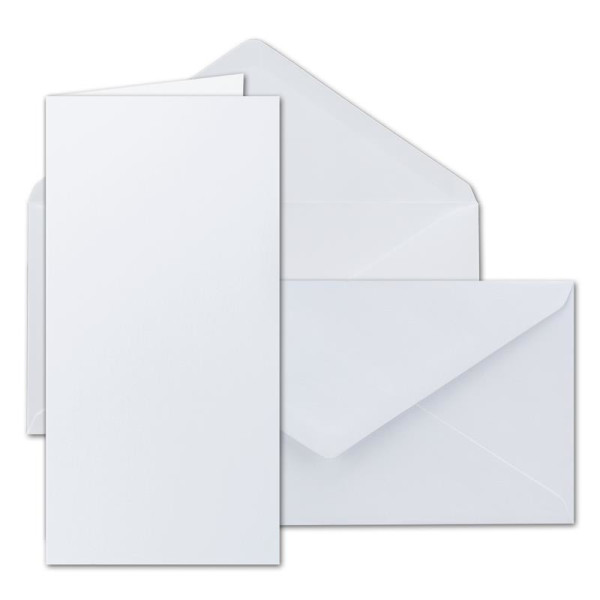 Blanko 160 g/m² mit weißem Kuvert Karten Klappkarten Einladung A6 22320 