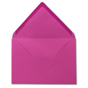 100 Brief-Umschläge - Amarena - DIN C6 - 114 x 162 mm - Kuverts mit Nassklebung ohne Fenster für Gruß-Karten & Einladungen - Serie FarbenFroh