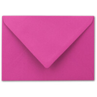 75 Brief-Umschläge - Amarena - DIN C6 - 114 x 162 mm - Kuverts mit Nassklebung ohne Fenster für Gruß-Karten & Einladungen - Serie FarbenFroh