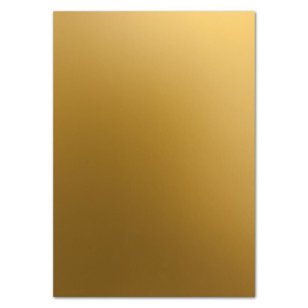 15 Stück Bastel-karton - Bastelbögen A4 - Gold metallic - DIN A4 - stabile 250 g/m² - Einzelkarte - Einladung