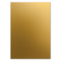 15 Stück Bastel-karton - Bastelbögen A4 - Gold metallic - DIN A4 - stabile 250 g/m² - Einzelkarte - Einladung