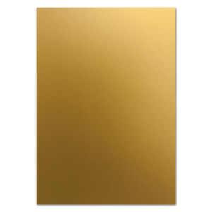 100 Stück Bastel-karton - Bastelbögen A4 - Gold metallic - DIN A4 - stabile 250 g/m² - Einzelkarte - Einladung