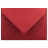 Briefumschläge in Rosenrot - 300 Stück - DIN C5 Kuverts 22,0 x 15,4 cm - Nassklebung ohne Fenster - Weihnachten, Grußkarten - Serie FarbenFroh