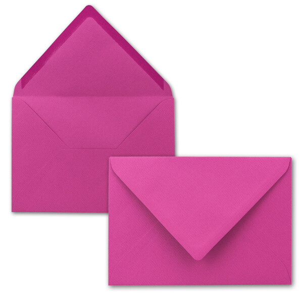Briefumschläge in Amarena - 200 Stück - DIN C5 Kuverts 22,0 x 15,4 cm - Nassklebung ohne Fenster - Weihnachten, Grußkarten - Serie FarbenFroh