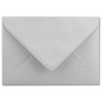 Briefumschläge in Hellgrau - 250 Stück - DIN C5 Kuverts 22,0 x 15,4 cm - Nassklebung ohne Fenster - Weihnachten, Grußkarten - Serie FarbenFroh