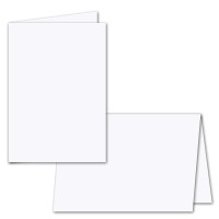 500x faltbares Einlege-Papier für DIN A5 Doppelkarten - hochweiß - 297 x 210 mm (210 x 148 mm gefaltet) - ideal zum Bedrucken mit Tinte und Laser - hochwertig mattes Papier von GUSTAV NEUSER