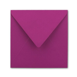100x Quadratisches Falt-Karten Set - 15 x 15 cm - mit Brief-Umschlägen & Einlegeblättern - Amarena - FarbenFroh by GUSTAV NEUSER