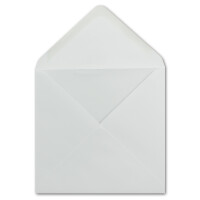 50 x Briefumschlag Quadratisch 15,5 x 15,5 cm in Weiß 