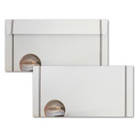 10x Trauerkarte mit Umschlag Set Danksagung - weltlich - DIN