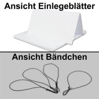 10x Trauerkarte mit Umschlag Set Danksagung - weltlich - DIN