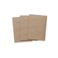 Kraftpapier-Karten in Braun - 75 Stück - bedruckbare Post-Karten in DIN A6 Format 10,5x 14,8 cm I 350g/m² I Exklusive Grußkarten für besondere Anlässe