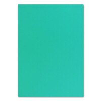 50x DIN A4 Papier - Pazifikblau (Blau Grün Türkis) - 110 g/m² - 21 x 29,7 cm - Briefpapier Bastelpapier Tonpapier Briefbogen - FarbenFroh by GUSTAV NEUSER