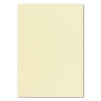 100 DIN A4 Papier-bögen Planobogen - Vanille (Creme) - 240 g/m² - 21 x 29,7 cm - Bastelbogen Ton-Papier Fotokarton Bastel-Papier Ton-Karton - FarbenFroh