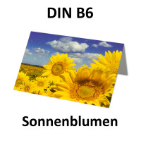 Glückwunschkarte 30 Set mit Umschlägen Gelb - Dank