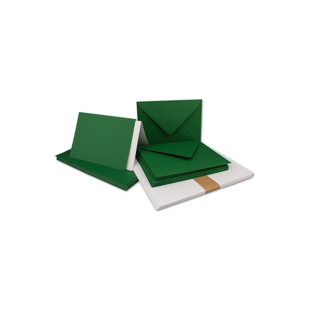Premium Qualit/ät 14,8 x 10,5 cm Serie FarbenFroh/® Faltkarten Set mit Brief-Umschl/ägen DIN A6 // C6 in Zitronengelb 50 Sets