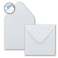 250x Set Quadratische Karten inklusive Briefumschläge -