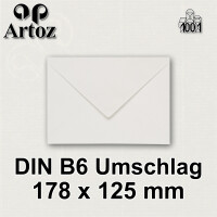 ARTOZ 10x DIN C4 Umschläge mit Haftklebung - ungefüttert 324 x 229 mm Ivory (Creme) Briefumschläge ohne Fenster - Serie 1001