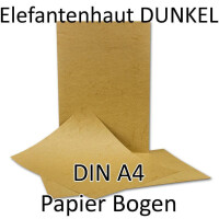 25 Stück DIN A4 Papier Bogen - 21 x 29,7 cm - Elefanten