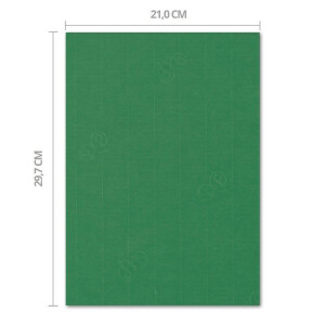 ARTOZ 300x Briefpapier - Tannengrün DIN A4 297 x 210 mm - Edle Egoutteur-Rippung - Hochwertiges Designpapier Urkundenpapier