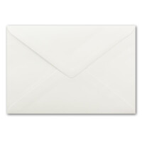 25x DIN C5 Kuverts 15,7 x 22,5 cm in weiß mit silbernem Seidenfutter - Nassklebung - Blanko Brief-Umschläge - Post-Umschläge ohne Fenster im C5 Format - Marke: FarbenFroh by GUSTAV NEUSER