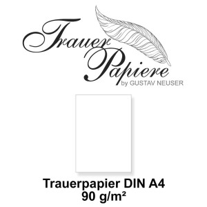 Trauer-Serie - Trauerbrief DIN A4 - 90 g/m&sup2;...