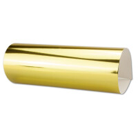 Gold Metall Spiegel Papier - 40er-Set - spiegelnd Gold - Rückseite Weiß - DIN A4 21,0 x 29,5 cm -Ideal zum Basteln und Selbstgestalten
