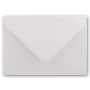 200x Stück Karte mit Umschlag Set Einzel-Karten Din A8 7,1x4,5 cm 240 g/m² Naturweiss mit Brief-Umschlägen C8 7,6x5,2 cm Nassklebung