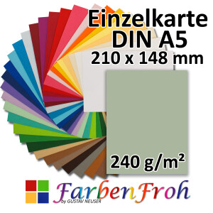 DIN A5 Karten Bogen Planobogen 240 g/m&sup2; FarbenFroh
