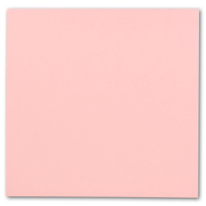 Quadratisches Einzelkarten-Set - 15 x 15 cm - mit Brief-Umschlägen - Rosa - 50 Stück - für Grußkarten & mehr - FarbenFroh by GUSTAV NEUSER