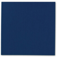 Quadratisches Einzelkarten-Set - 15 x 15 cm - mit Brief-Umschlägen - Nachtblau - 200 Stück - für Grußkarten & mehr - FarbenFroh by GUSTAV NEUSER