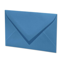 25x ARTOZ DIN C7 kleine Briefumschläge - Blau (Petrolblau) 110 x 75 mm - 100 g/m² Mini Umschläge für Hochzeit Geburtstag Weihnachten Party Geschenkkärtchen - Serie 1001