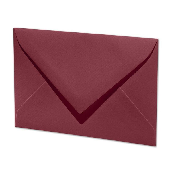 25x ARTOZ DIN C7 kleine Briefumschläge - Rot (Weinrot) 110 x 75 mm - 100 g/m² Mini Umschläge für Hochzeit Geburtstag Weihnachten Party Geschenkkärtchen - Serie 1001