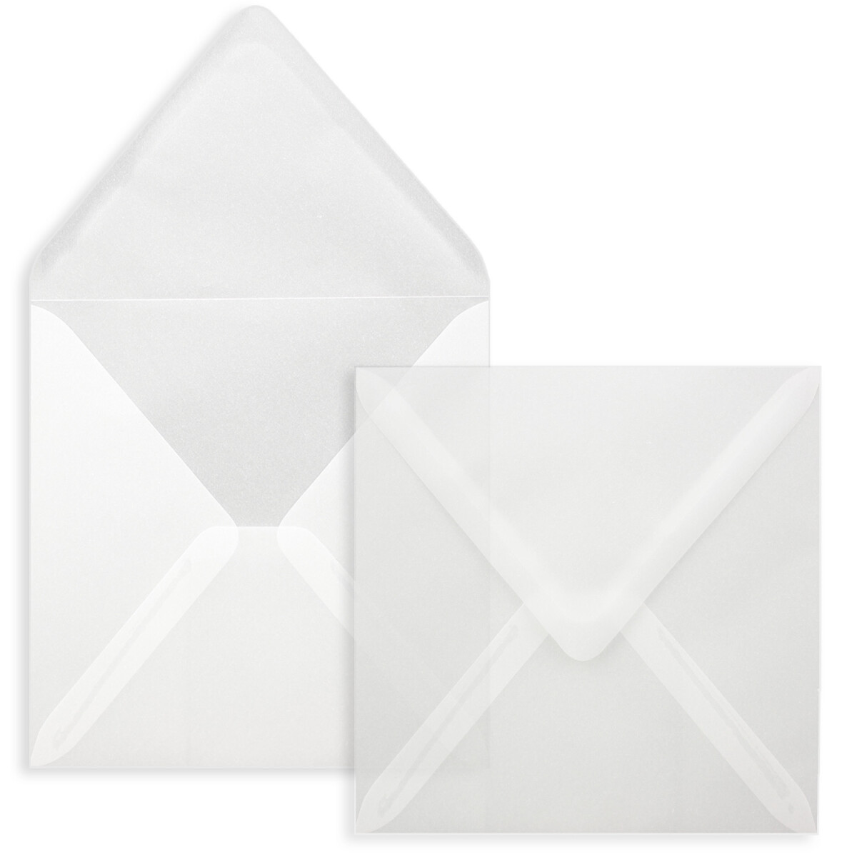 Grusskarten Einladungsumschlage Einladungskarten Und Mehr Fur Hochzeitskarten Serie Farbenfroh 100x Umschlag Quadratisch Transparent Weiss 15 X 15 Cm Nassklebung Burobedarf Schreibwaren