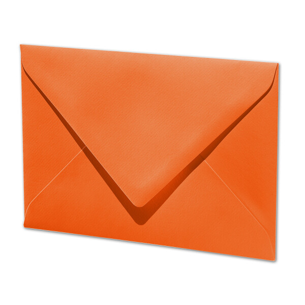 ARTOZ 10x DIN C4 Umschläge mit Haftklebung - ungefüttert 324 x 229 mm Mandarin (Orange) Briefumschläge ohne Fenster - Serie 1001