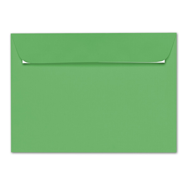 ARTOZ 100x Briefumschläge DIN C5 Grün (Maigrün) - 229 x 162 mm Kuvert ohne Fenster - Umschläge selbstklebend haftklebend - Serie Artoz 1001