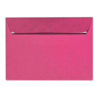 ARTOZ 75x Briefumschläge DIN C5 Pink (Fuchsia) - 229 x 162 mm Kuvert ohne Fenster - Umschläge selbstklebend haftklebend - Serie Artoz 1001
