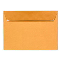 ARTOZ 300x Briefumschläge DIN C5 Orange (Mango) - 229 x 162 mm Kuvert ohne Fenster - Umschläge selbstklebend haftklebend - Serie Artoz 1001