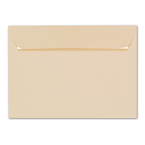 ARTOZ 300x Briefumschläge DIN C5 Beige (Baileys) - 229 x 162 mm Kuvert ohne Fenster - Umschläge selbstklebend haftklebend - Serie Artoz 1001