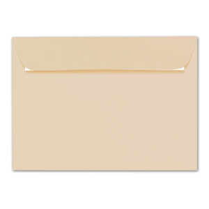ARTOZ 300x Briefumschläge DIN C5 Beige (Baileys) - 229 x 162 mm Kuvert ohne Fenster - Umschläge selbstklebend haftklebend - Serie Artoz 1001