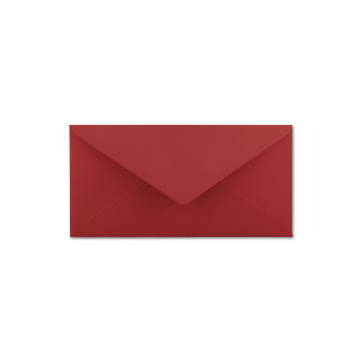 80 g//m/² Kuverts in DIN B6 Format 12,5 x 17,6 cm Nassklebung ohne Fenster 25x Brief-Umschl/äge leuchtendes Rot