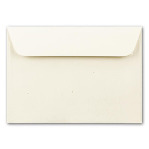 ARTOZ 250 x Briefumschläge DIN C6 - Farbe: tortilla (creme / Eierschalen) - 11,4 x 16,2 cm - mit Haftklebung und Abziehstreifen - Serie Greenline