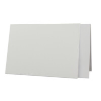 50x Stück Karten Set in Hochweiß (Weiß) Faltkarte DIN A6 mit passendem Einlegeblatt in Weiß und Umschlag DIN C6 mit weißem Seidenfutter