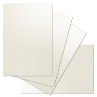 ARTOZ 400x Bastelkarte DIN A4 - Farbe: tortilla (creme / Eierschalen) - 21 x 29,7 cm - 216 g/m² - Einzelkarte ohne Falz - dickes Bastelpapier - Serie Green-Line